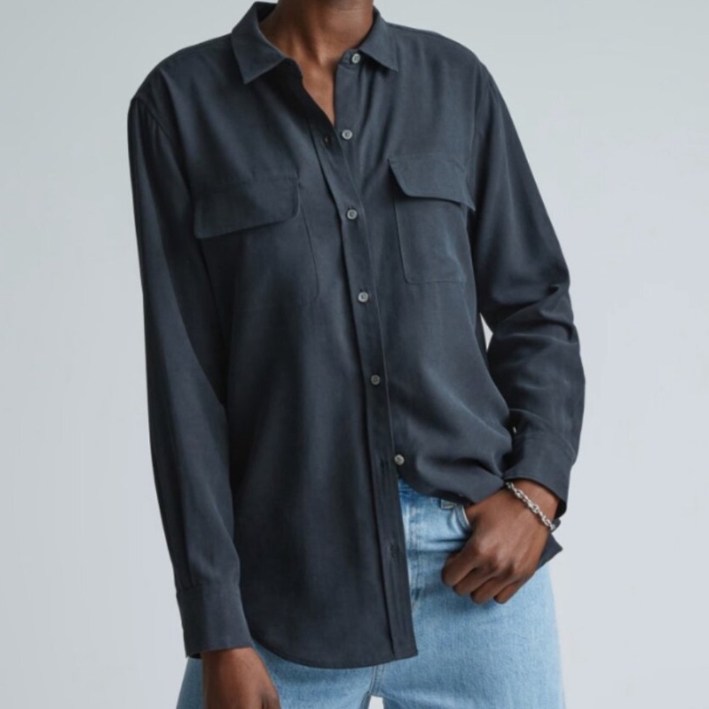 Everlane Washable Silk Relaxed Shirt